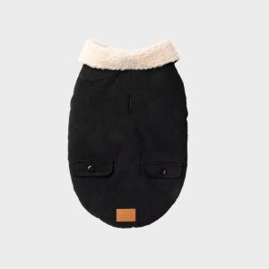 VESTE POUR CHIEN INTÉRIEUR SHERPA - FRONTIER NOIR