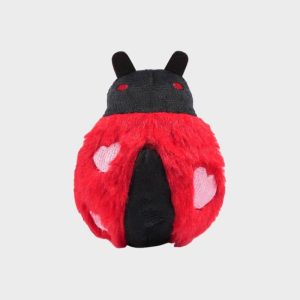 PELUCHE SAINT VALENTIN AVEC BALLE POUR CHIEN - LOVE BUG 🐞