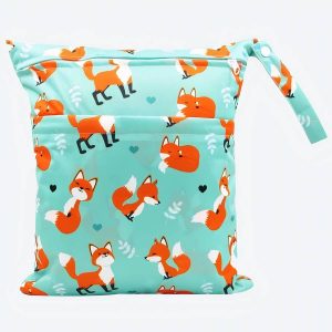 Sac imperméable pour couches a motif