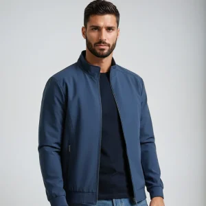 Veste Homme Élégante Hiver Coupe-Vent – Imperméable Style Rétro