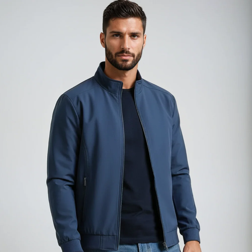 Veste Homme Élégante Hiver Coupe-Vent – Imperméable Style Rétro