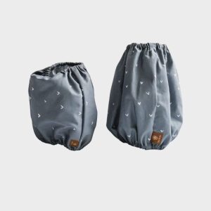 SNOOD POUR CHIEN EN COTON - BLEU MOTIFS COEURS