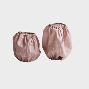 SNOOD POUR CHIEN EN COTON - ROSE MOTIFS COEURS