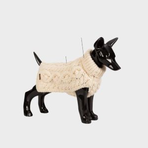 PULL D'HIVER POUR CHIEN - BEIGE