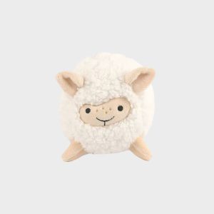 PELUCHE AVEC BALLE PICOTS POUR CHIEN - MOUTON 🐑