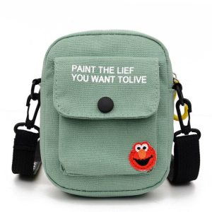 Sacoche Fille à Bandoulière Petite en Toile