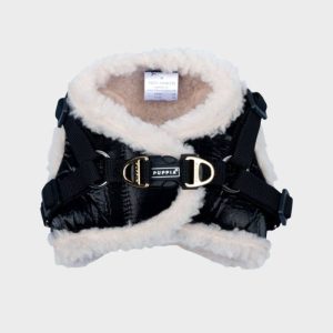 HARNAIS VESTE POUR CHIEN (ET CHAT) FOURRURE - SHERPA N&B "WINTERSTRIDE"