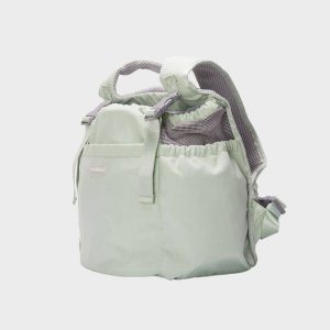 SAC DE TRANSPORT POUR CHIEN POUVANT ÊTRE PORTÉ À L’AVANT OU AU DOS - VERT MENTHE