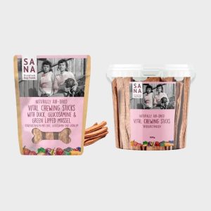 STICKS DENTAIRES POUR CHIEN - CANARD ET MOULE VERTE POUR SOUTENIR LES ARTICULATIONS (150 g ou 500 g)