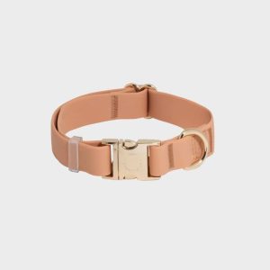 COLLIER POUR CHIEN WATERPROOF - MARRON CHAI