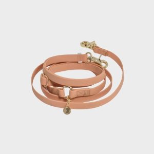 LAISSE POUR CHIEN MULTIPOSITIONS 4 EN 1 CONVERTIBLE WATERPROOF - MARRON CHAI
