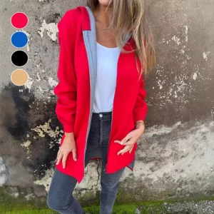 Veste Oversize en Polaire pour Femme – Pull Zippé Ample et Décontracté