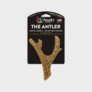 JOUET À MÂCHER POUR CHIEN SAVEUR POULET - BOIS DE CERF