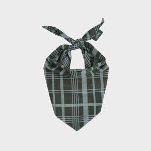 BANDANA POUR CHIEN - CARREAUX VERTS "PINE CHECKERED"