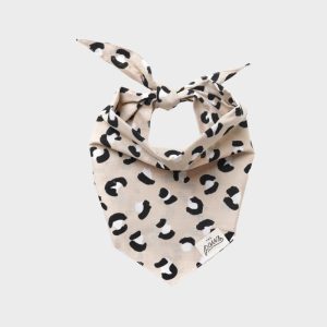 BANDANA POUR CHIEN - LÉOPARD BEIGE "URBAN"