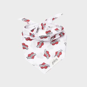 BANDANA POUR CHIEN - LOVE MOM ❤️
