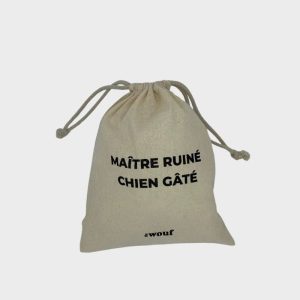 POCHETTE THE WOUF "MAÎTRE RUINÉ CHIEN GÂTÉ"
