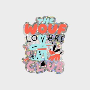 STICKER GLITTER - THE WOUF LOVERS CLUB PAILLETTES 💖