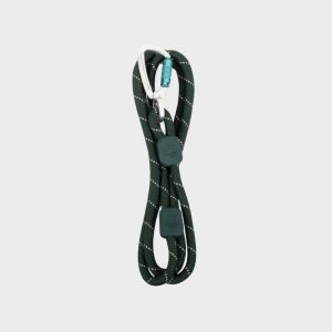 LAISSE EN CORDE POUR CHIEN - VERT FONCÉ EVERGREEN